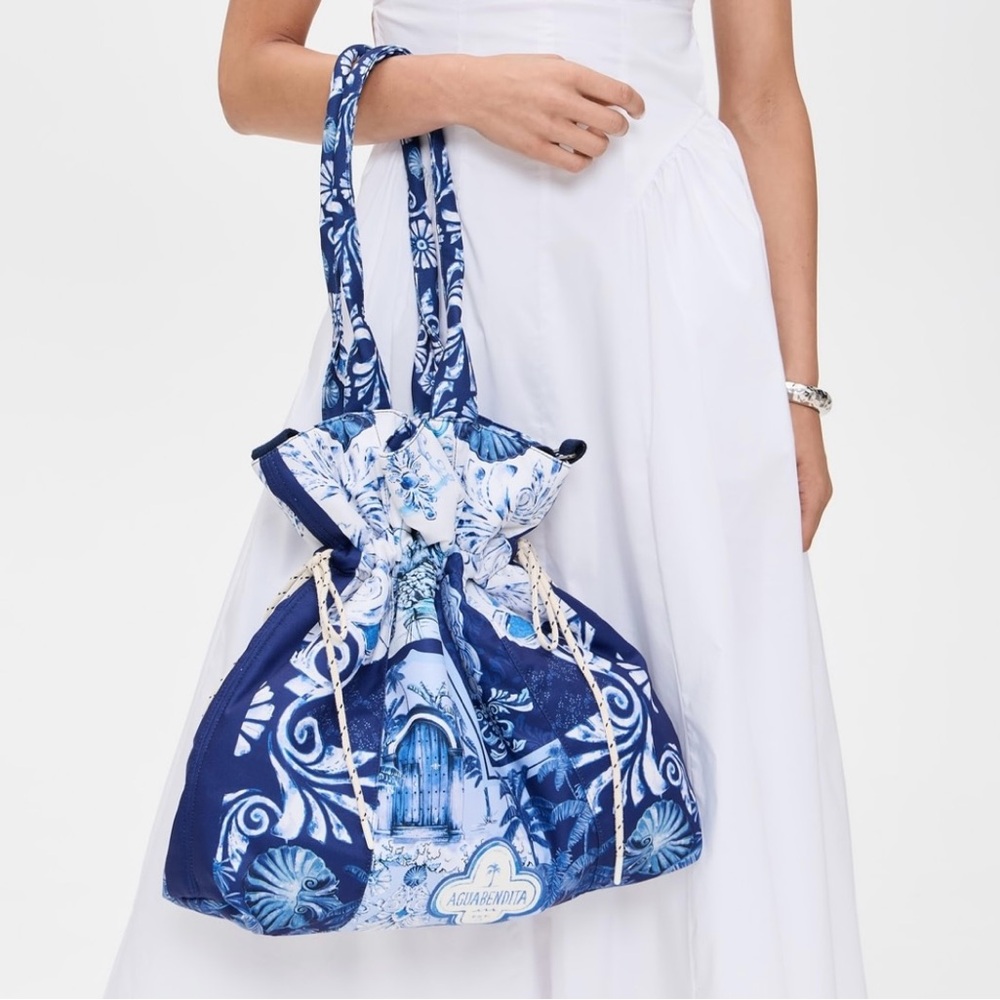 NWT Agua Bendita Sonja Tales Tote Bag reg $96 - Picture 6 of 13